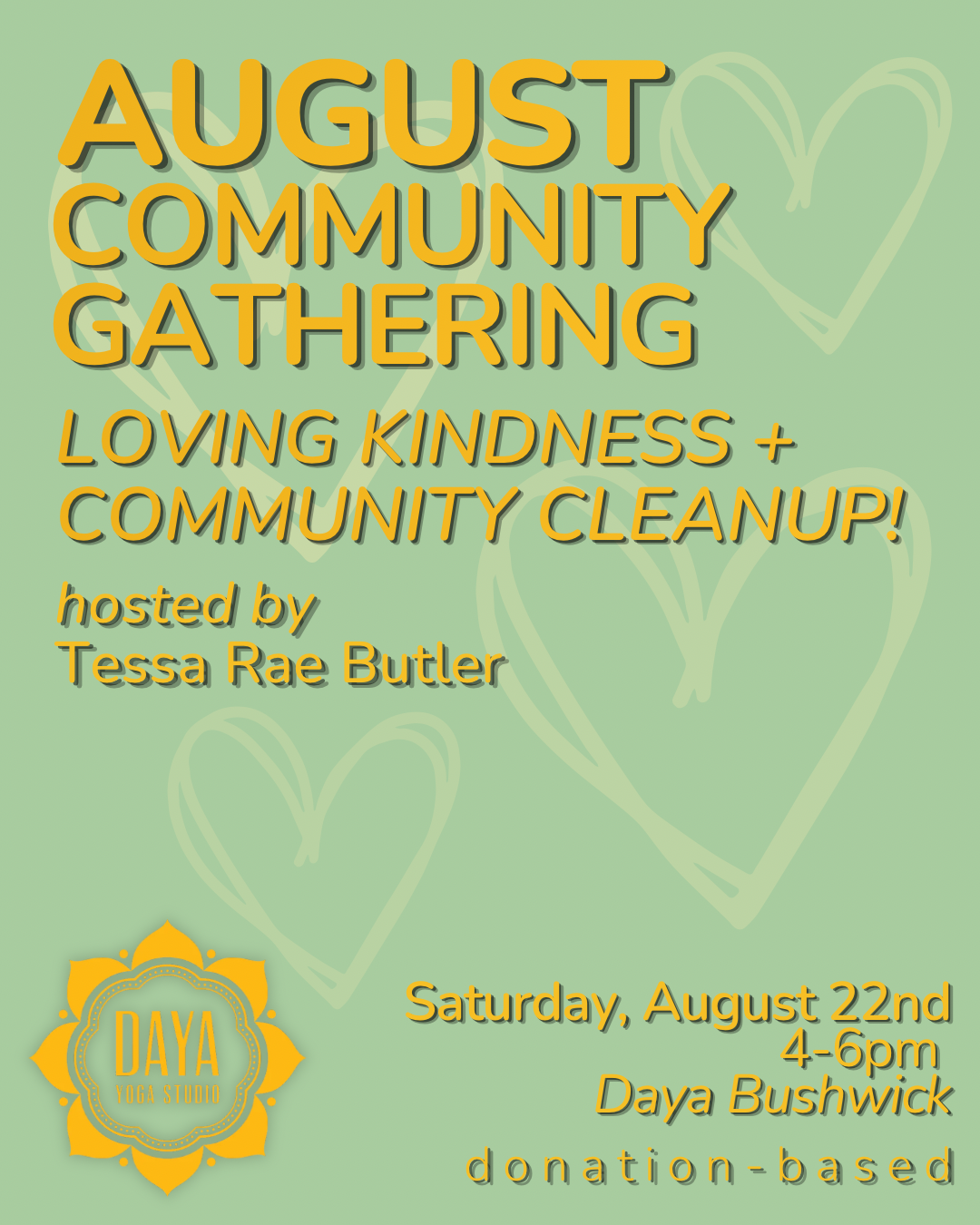 August Community Gathering