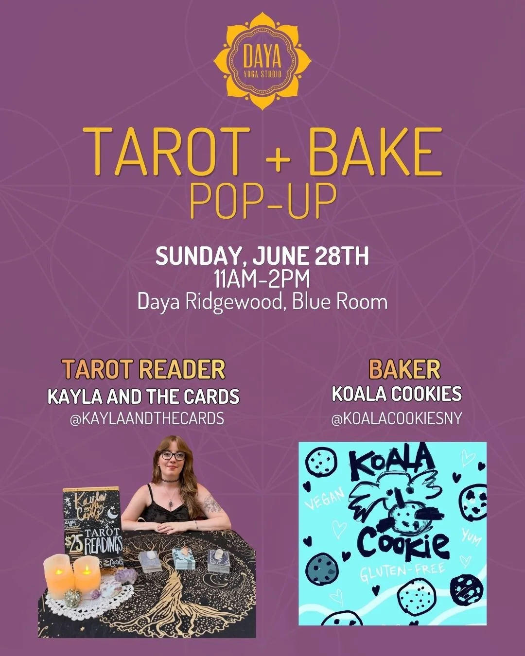 Tarot and Bake Pop-Up  