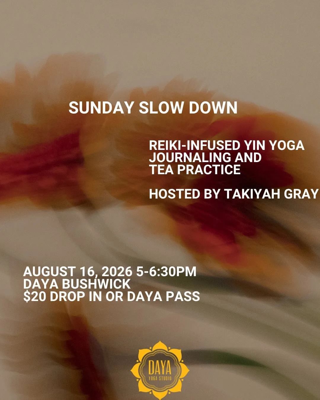 Sunday Slow Down: Reiki-Infused Yin Yoga and Tea Meditation