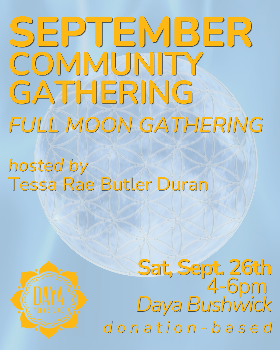 September Community Gathering: Full Moon Gathering