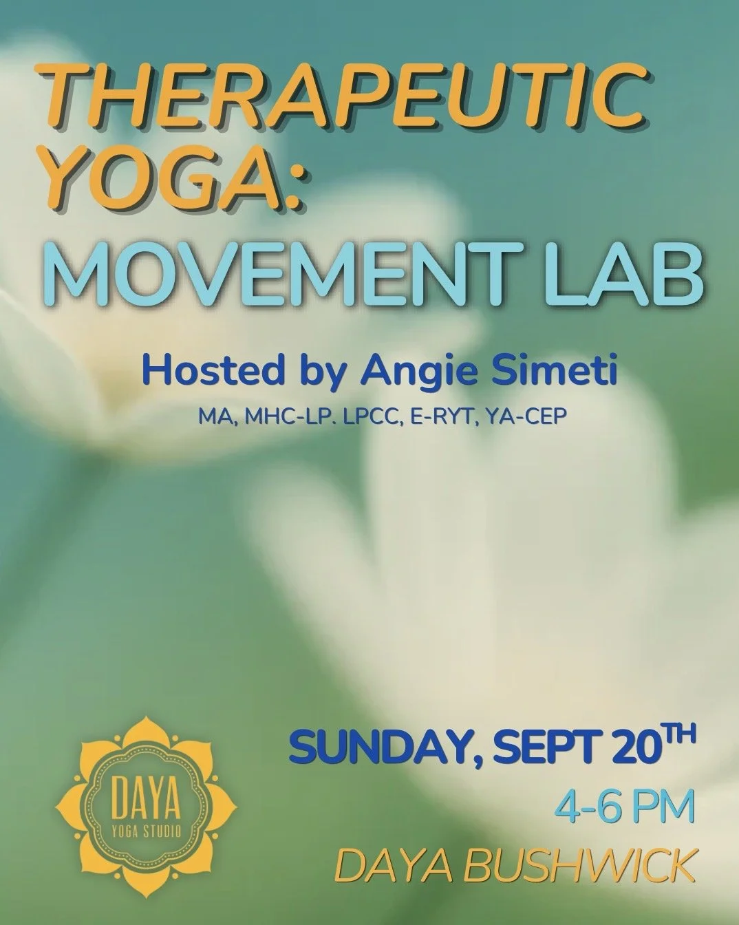 Therapeutic Yoga: Movement Lab