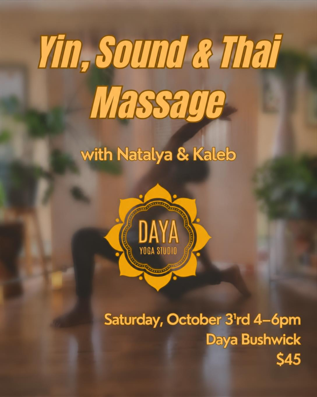 Yin, Sound, & Thai Massage