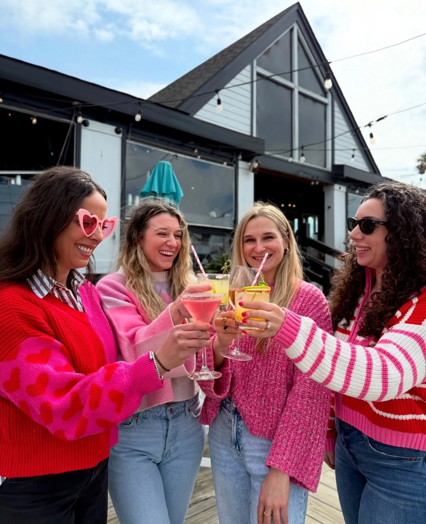 We love when a content day turns into an impromptu Galentine&rsquo;s happy hour. Feeling grateful to work alongside women who care deeply not only about the work we&rsquo;re doing, but about each other. 💕