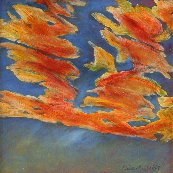Firmament II, 9.5" x 9.5"