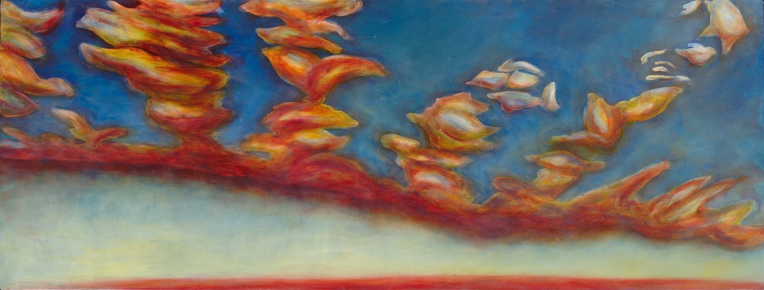 Firmament VI, 25" x 50"