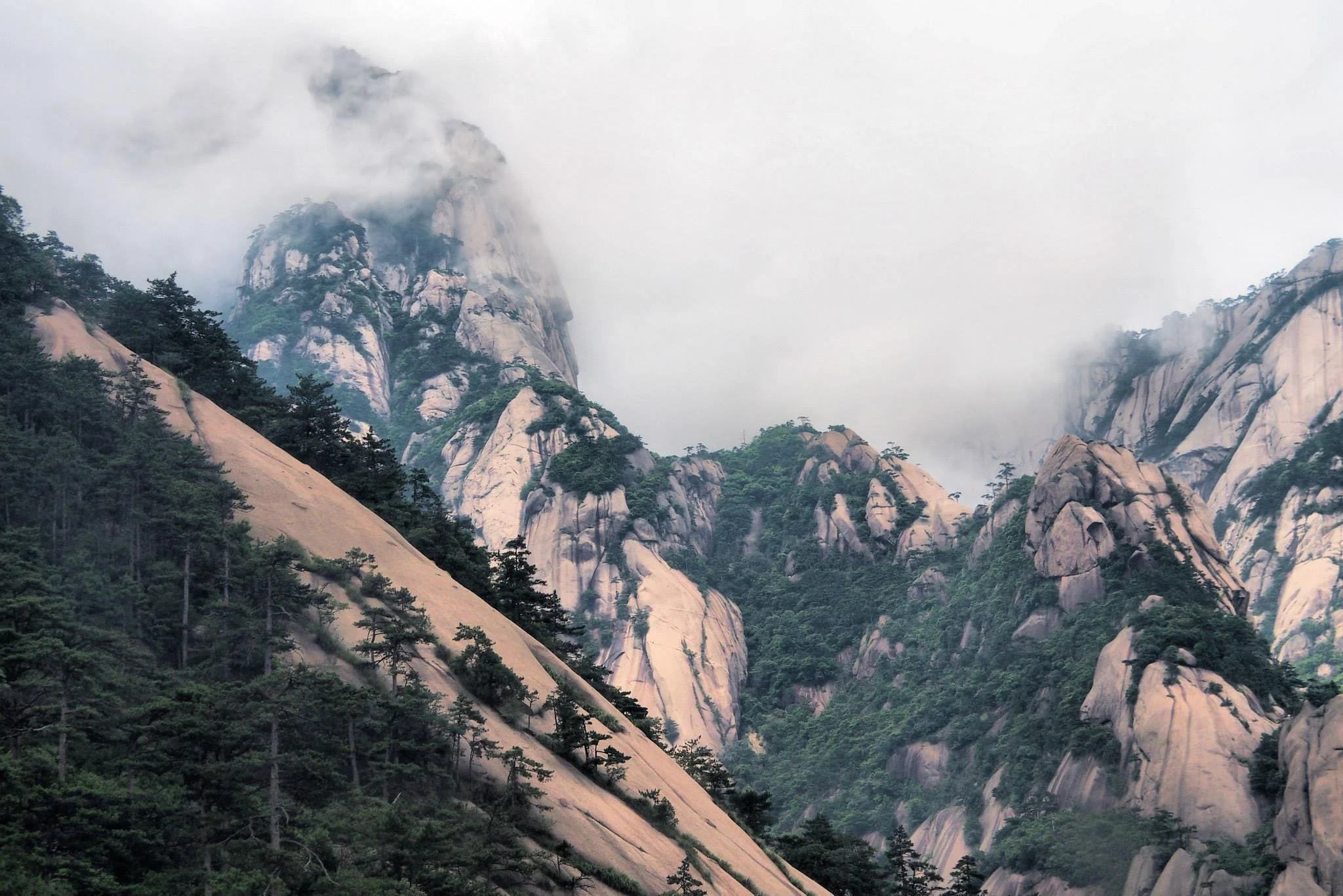The top of Huangshan offers otherworldly views. Just ignore the masses of people, it's still worth going