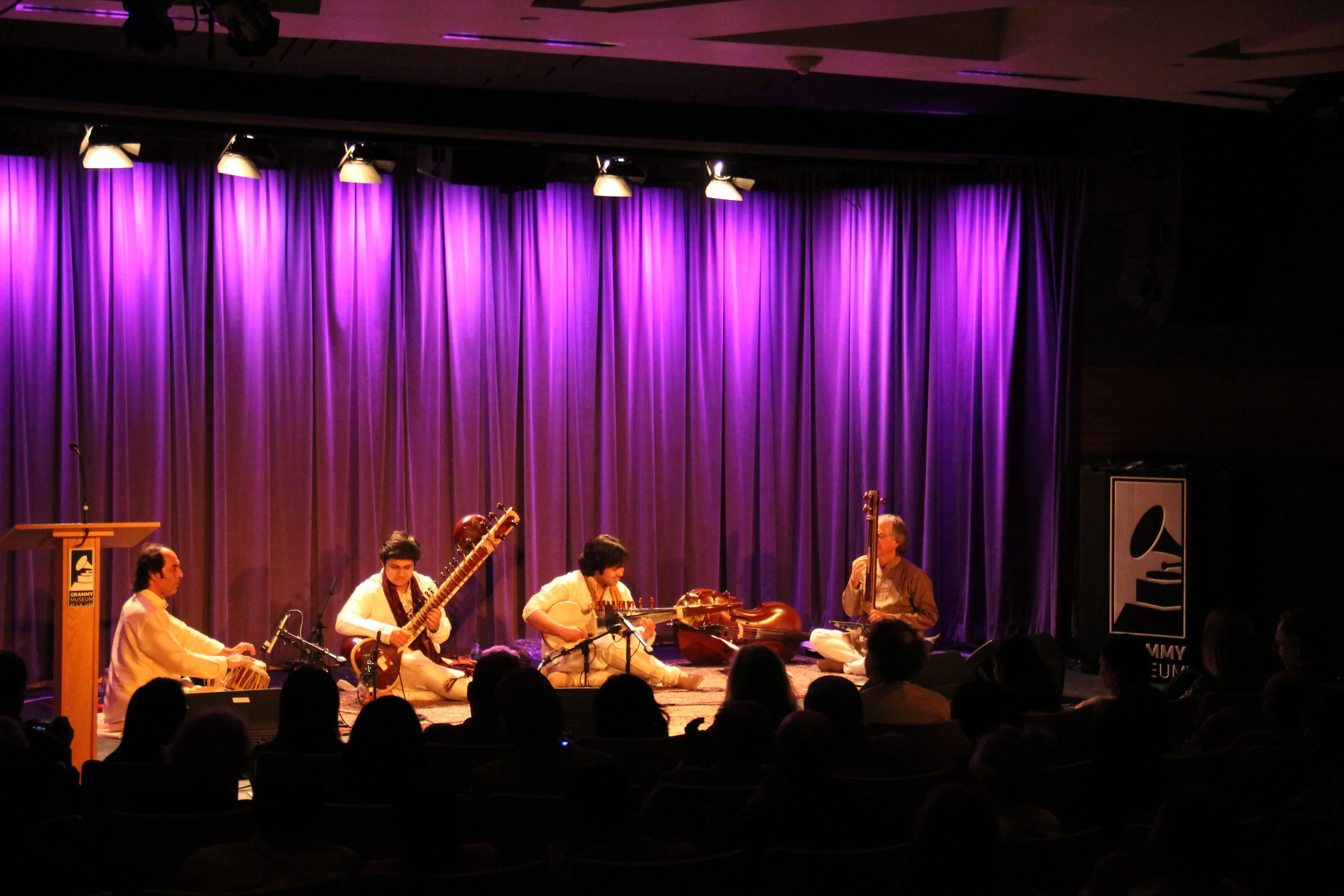 Lakshay Mohan & Aayush Mohan at the GRAMMY Museum, Los Angeles in April 2015