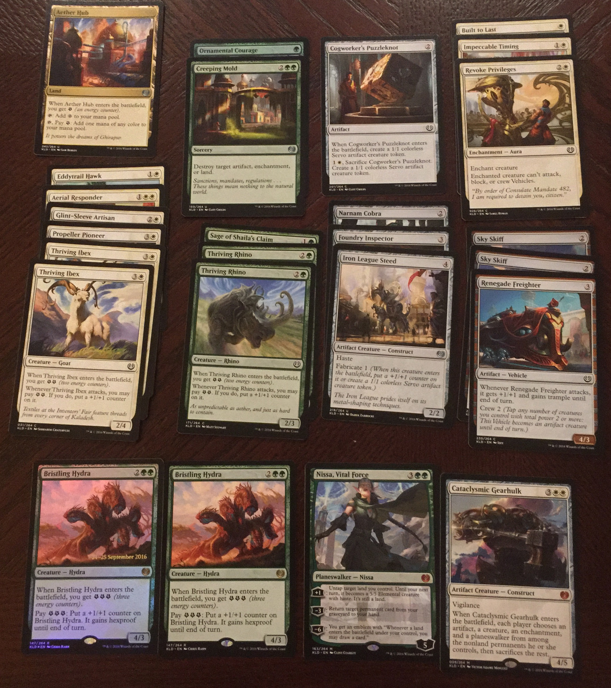 Midnight prerelease deck (with sideboard mixed in)