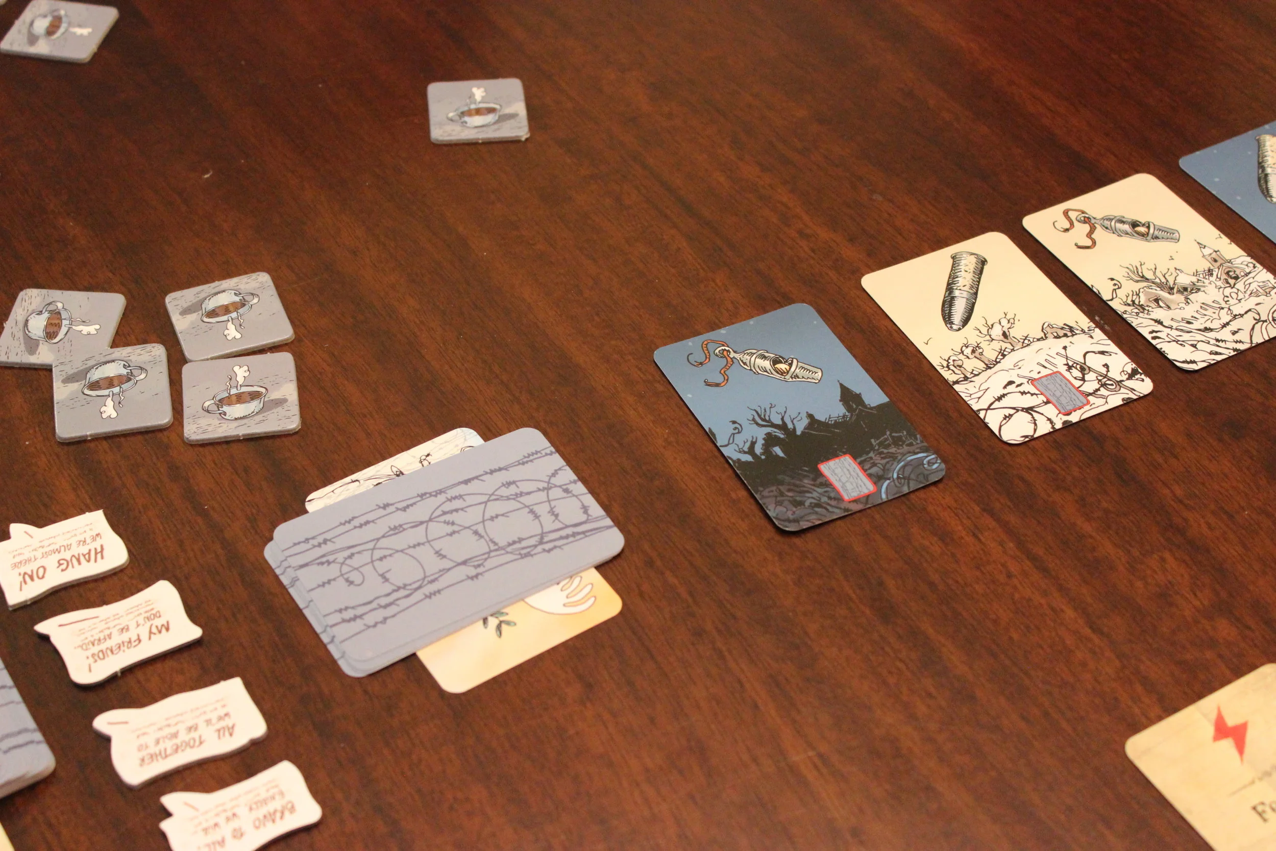 Midway through a four-player game.