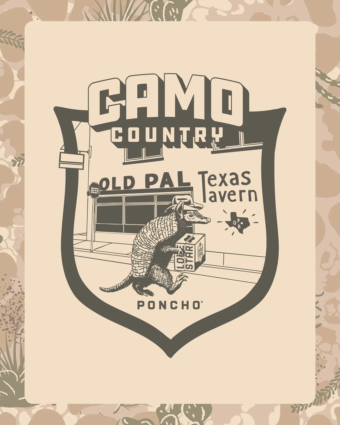 Took a trip out to Lockhart to join @lonestarbeer and @poncho_outdoors for this season&rsquo;s Camo Country celebration 🍻

It was an awesome event full of great people and good energy. 

Illustration by the talented @sonnyjames_creative 

Let&rsquo;