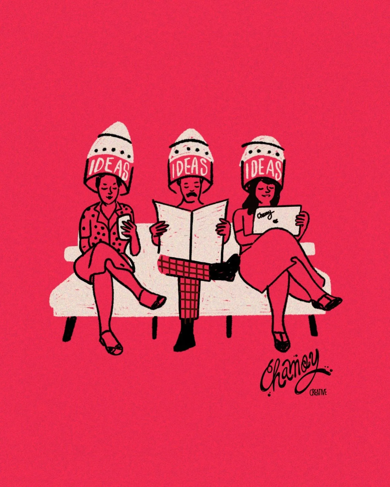 A few spot illustrations and ideas to celebrate one of our favorite San Antonio creative agencies, @chamoycreative 🎉 Congrats on the anniversary! 

#hulsdesign #texas #design