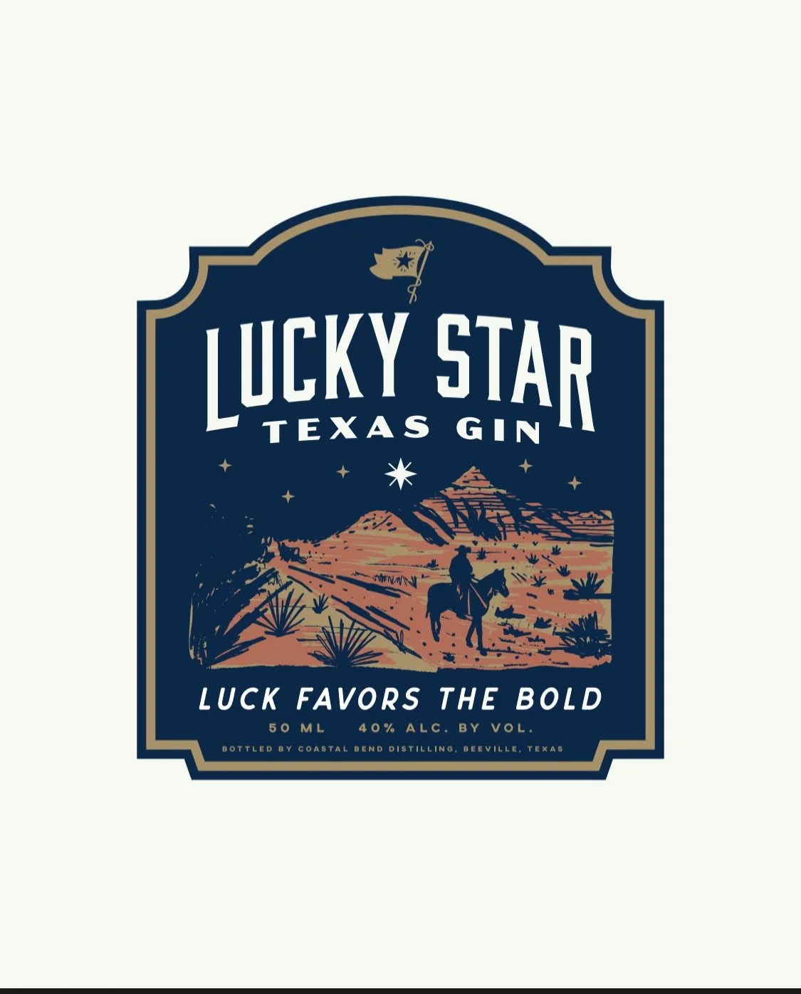 HARD LAUNCH: Updated label design for @coastalbenddistilling and sister brand to @liveoakvodka, brings @luckystargin ✨

Swipe to see the before and after. Huge thanks to the homie @danyull_nasellibjj for the trust and everything you&rsquo;ve done for