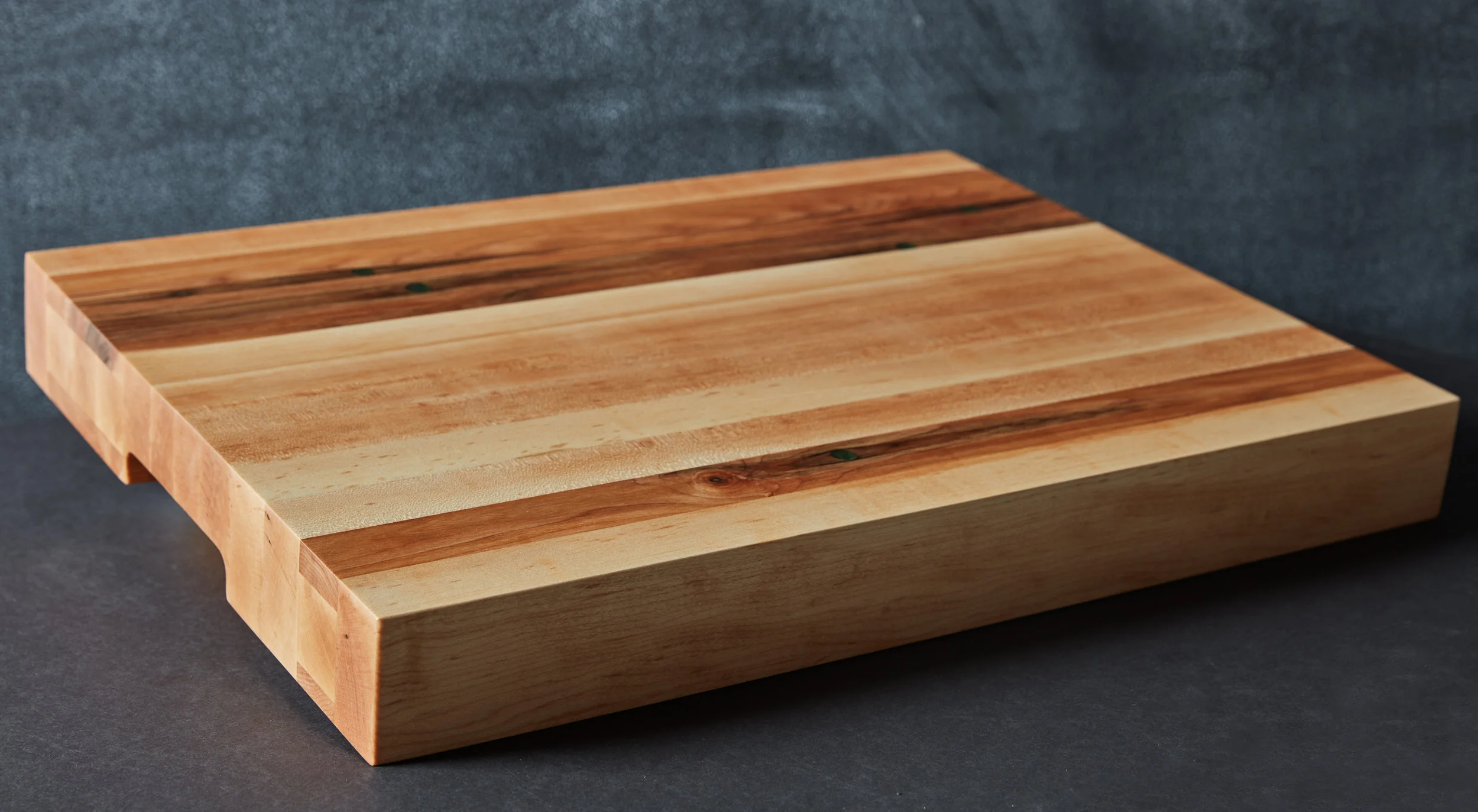 Custom Chopping Block - Rock Maple, Sugar Taphole Maple - Appx. 17 x 23 x 2 1/2"