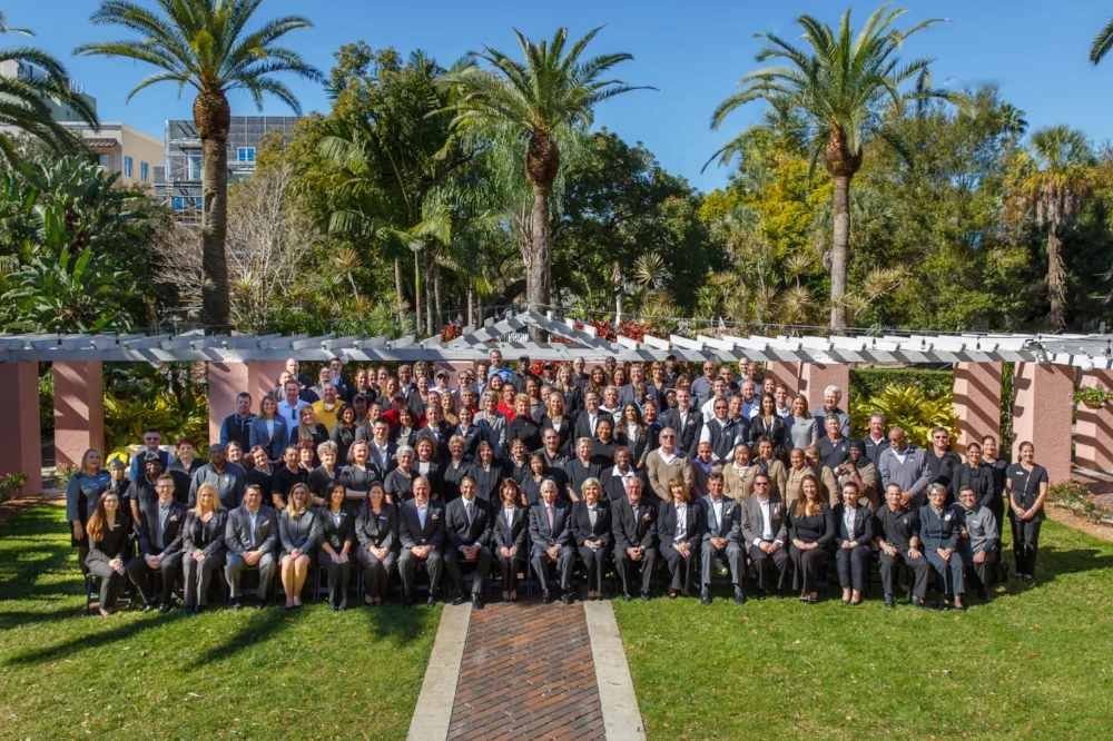 Large Company Group Shot Employees