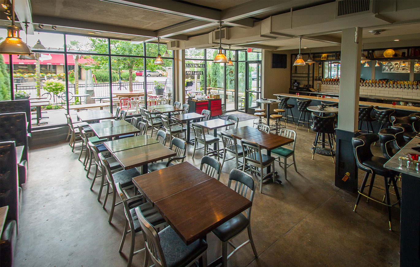 Red Wagon dining area