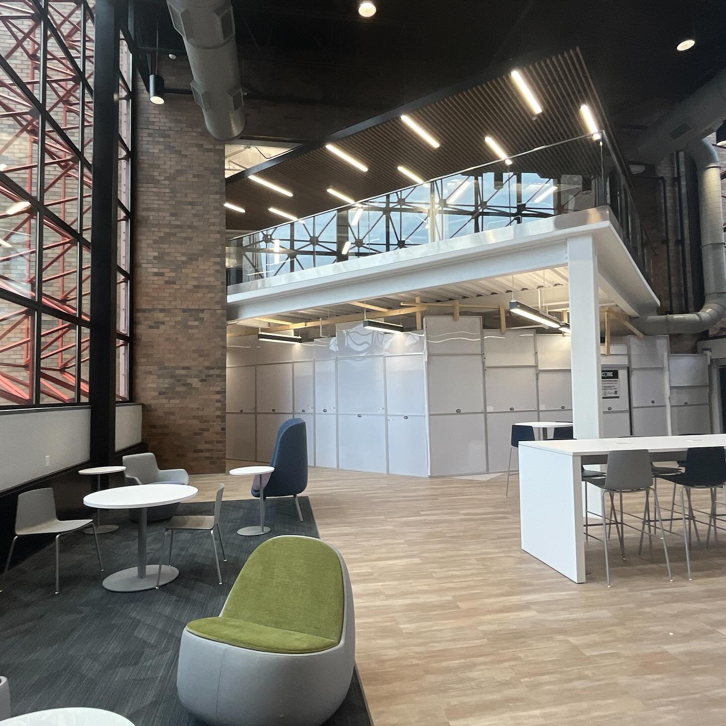 Students coming back probably want to know what&rsquo;s going on at @siu_medicine? We teamed up with Farnsworth Group, @core1937 and @f.c.dsgn for an atrium remodel and expansion project that will have a cafe, after hours catered vending, and expande