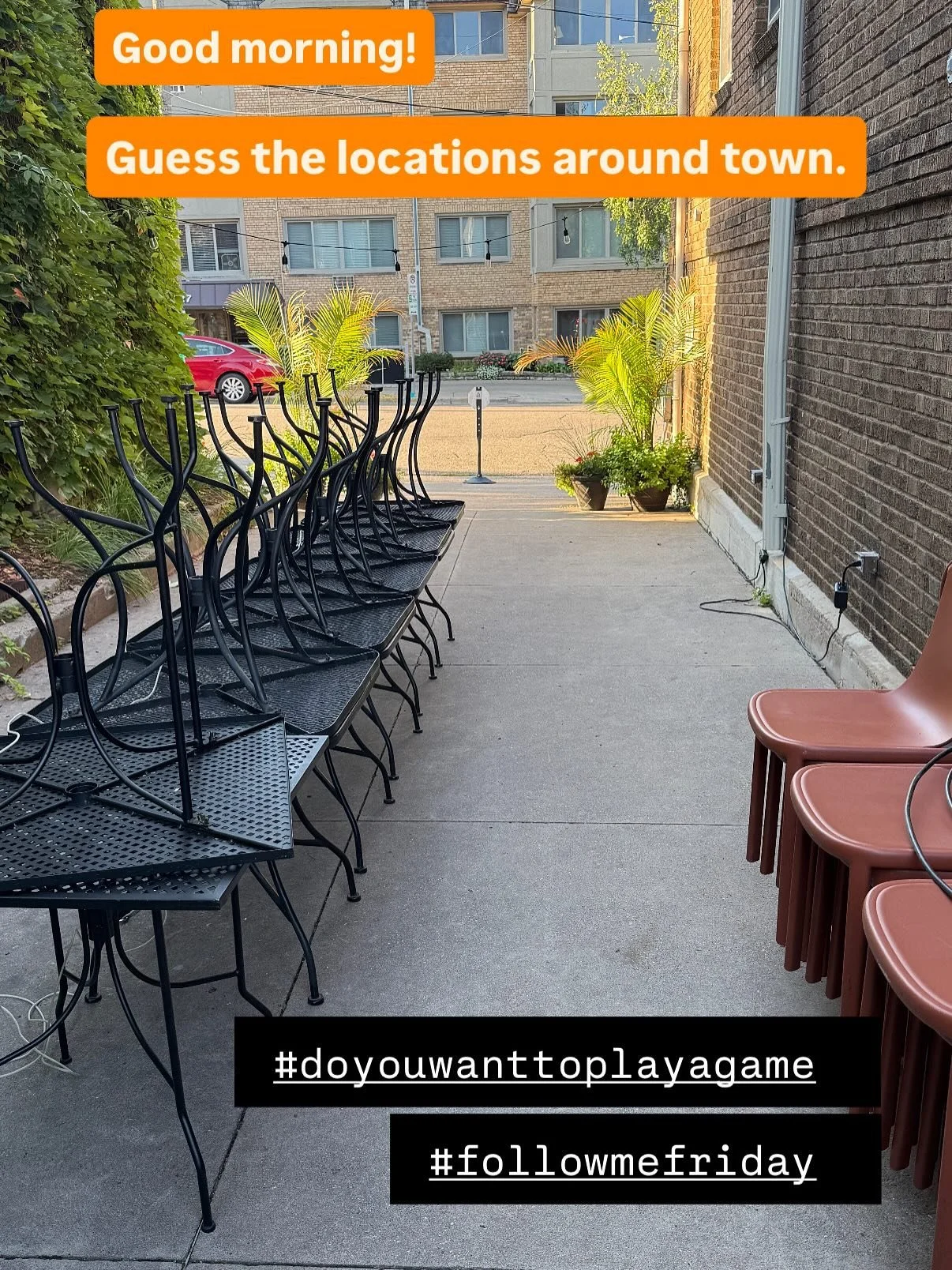 Four of the five site visits from Friday. Thanks for playing everybody.  @stevejanisch got one and @nokomis.nate didn&rsquo;t outright say, but I know he knew by the like. 
#tiliampls #broderscucina #ChaskaCommonscoworking and the intersection of Nic