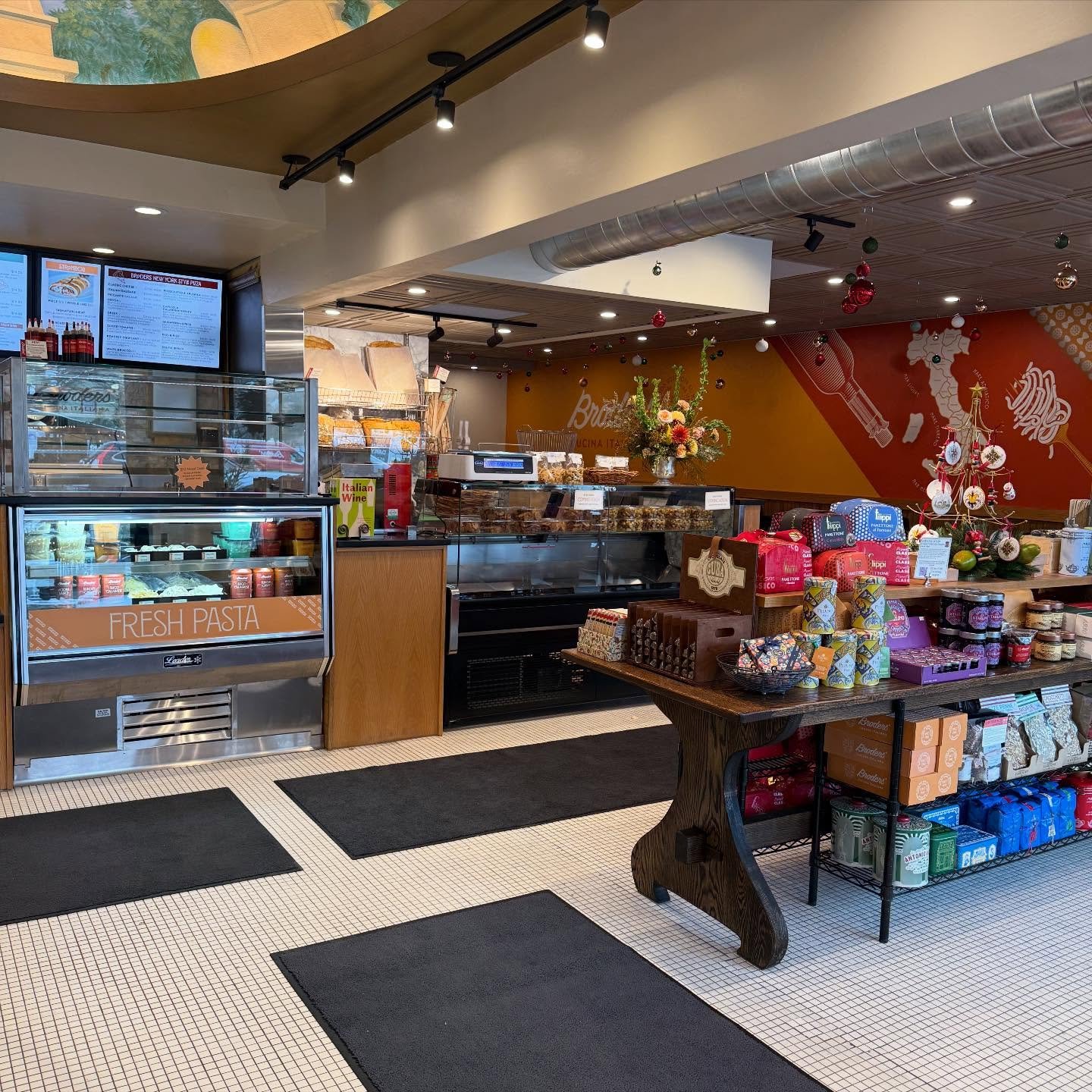 You&rsquo;ll be surprised the next time you visit @broderscucina 

The space grew into what was the dentist suite next door, adding additional retail space and much needed seating after the closing of @terzompls 

Thomas and his brothers took on most