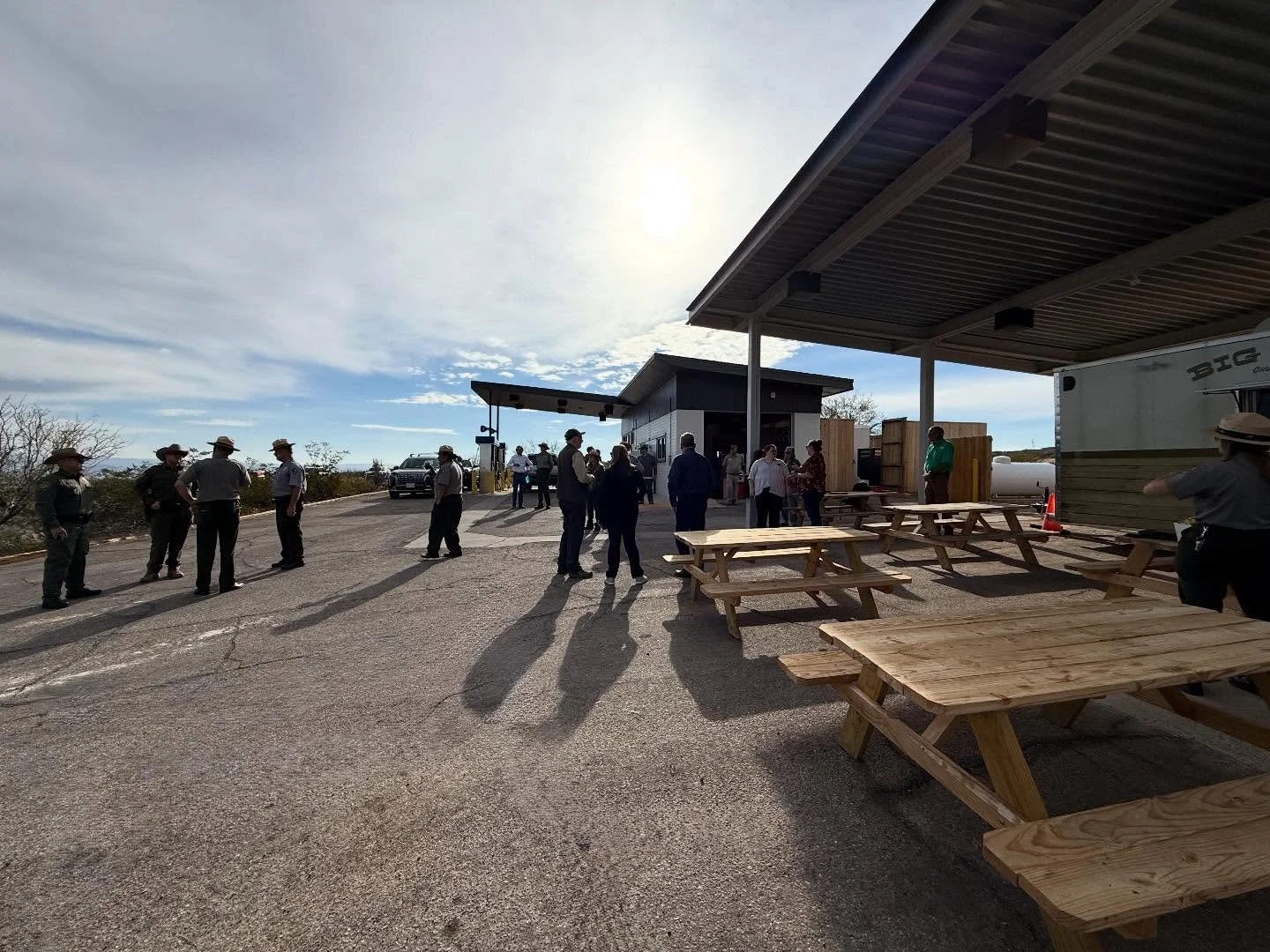 Ribbon cutting in @bigbendnps