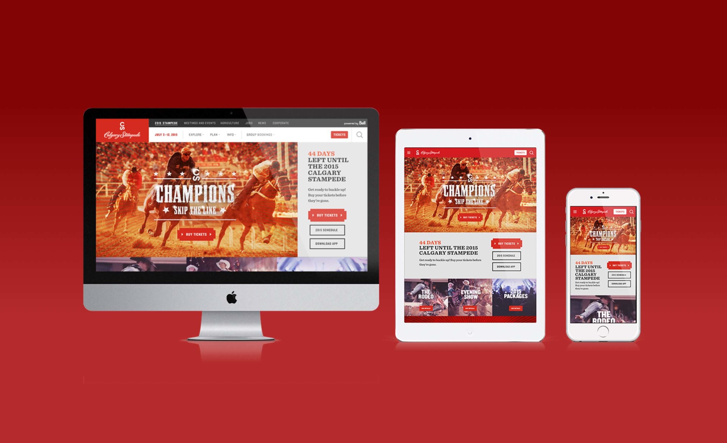 Stampede Mobile Site 