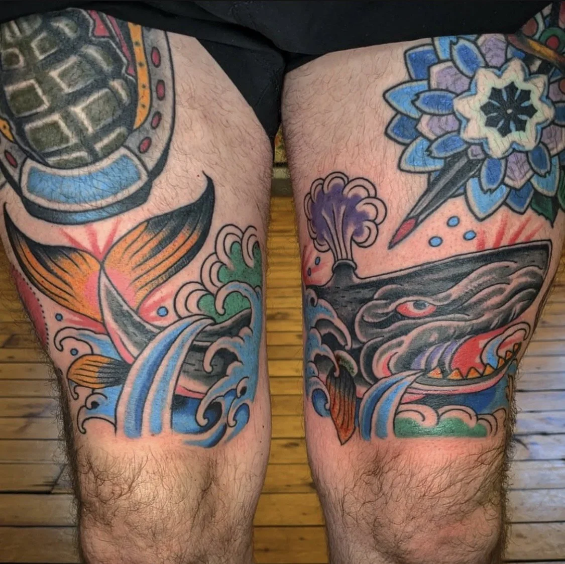 Japanese tattooing in Pittsburgh by Seth Moritz — Three Rivers Tattoo