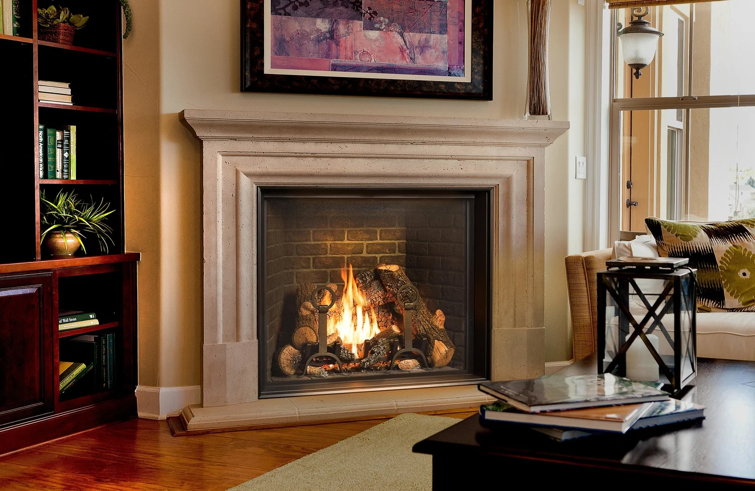 Leonard's Stone and Fireplace