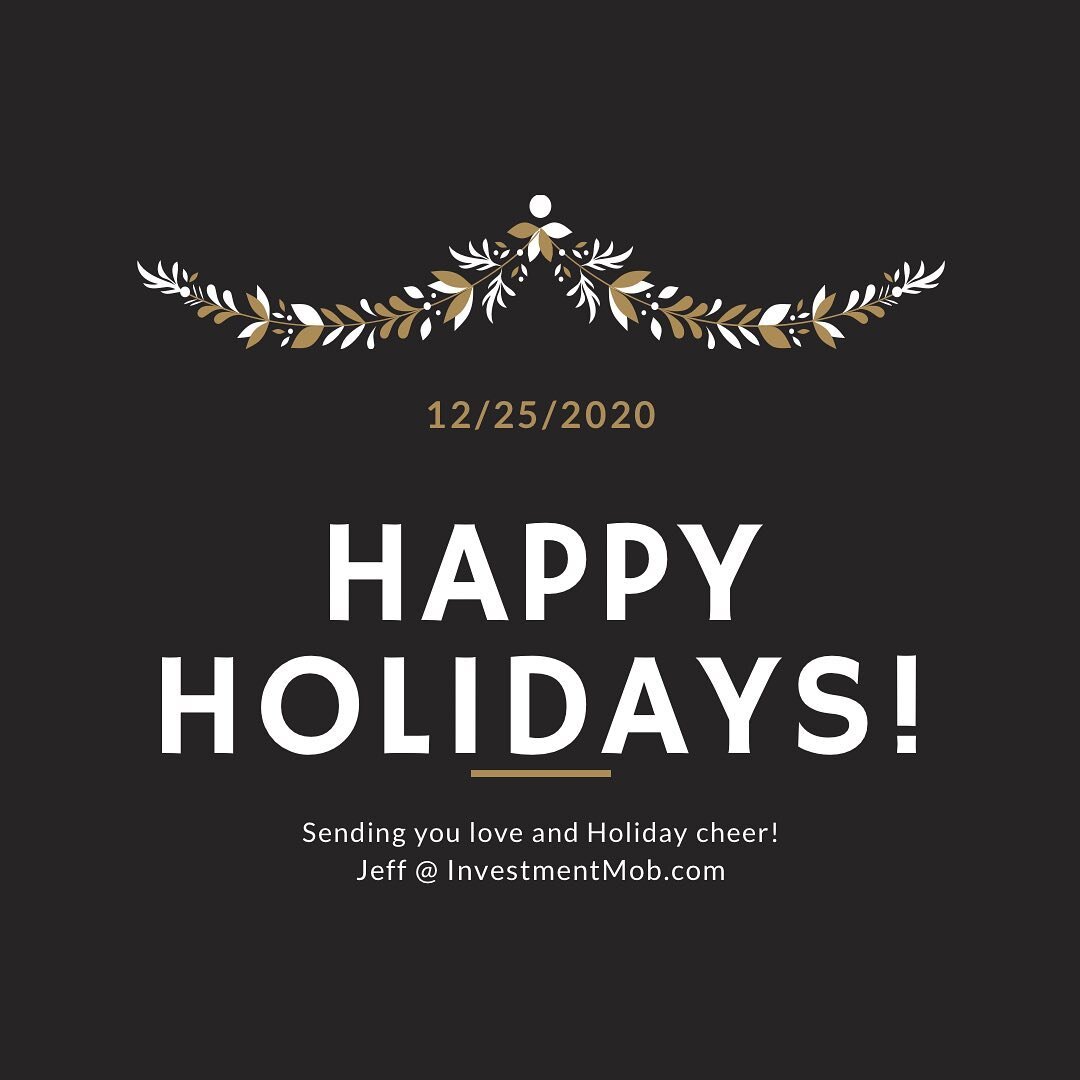 Wishing you all a Happy and Healthy holiday season!!!
.
.
.
#happyholidays #happyholidaysstocks #merrychristmas #merrychristmas🎄 #merrychristmasstock #merrychristmasstockmarket