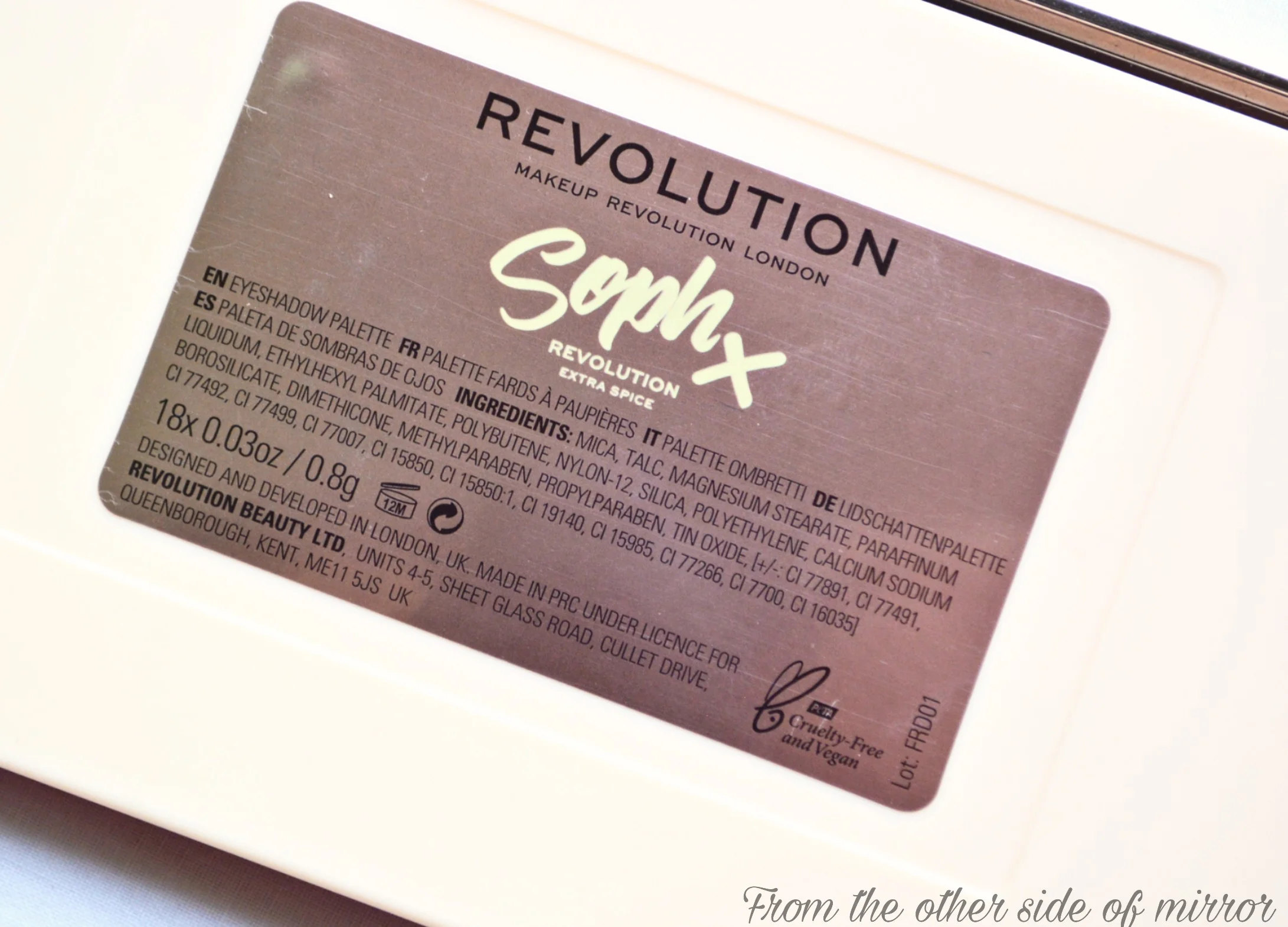 Revolution x SophX Extra Spice Pallete