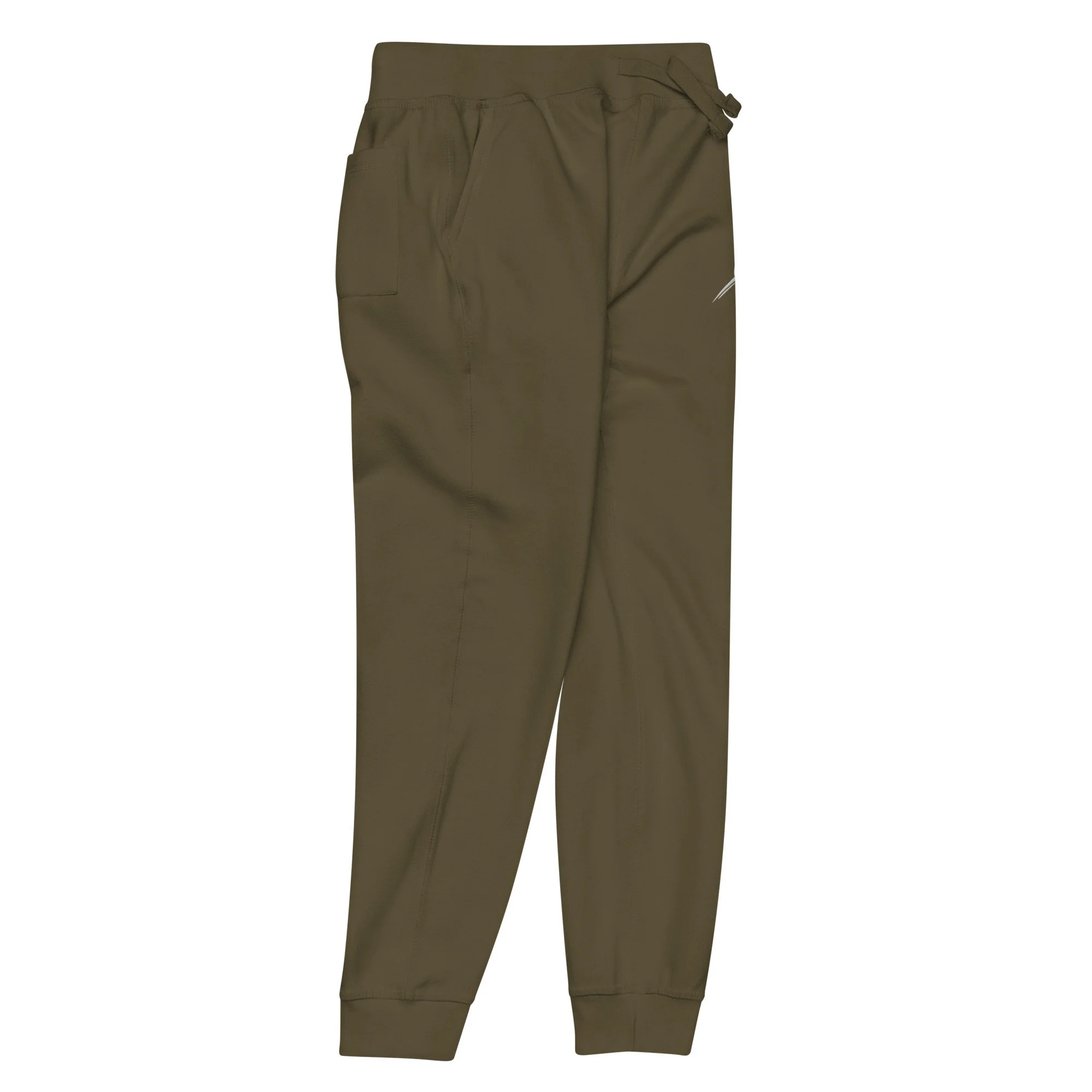 unisex-fleece-sweatpants-military-green-front-right-67ccf48e7c34e.jpg