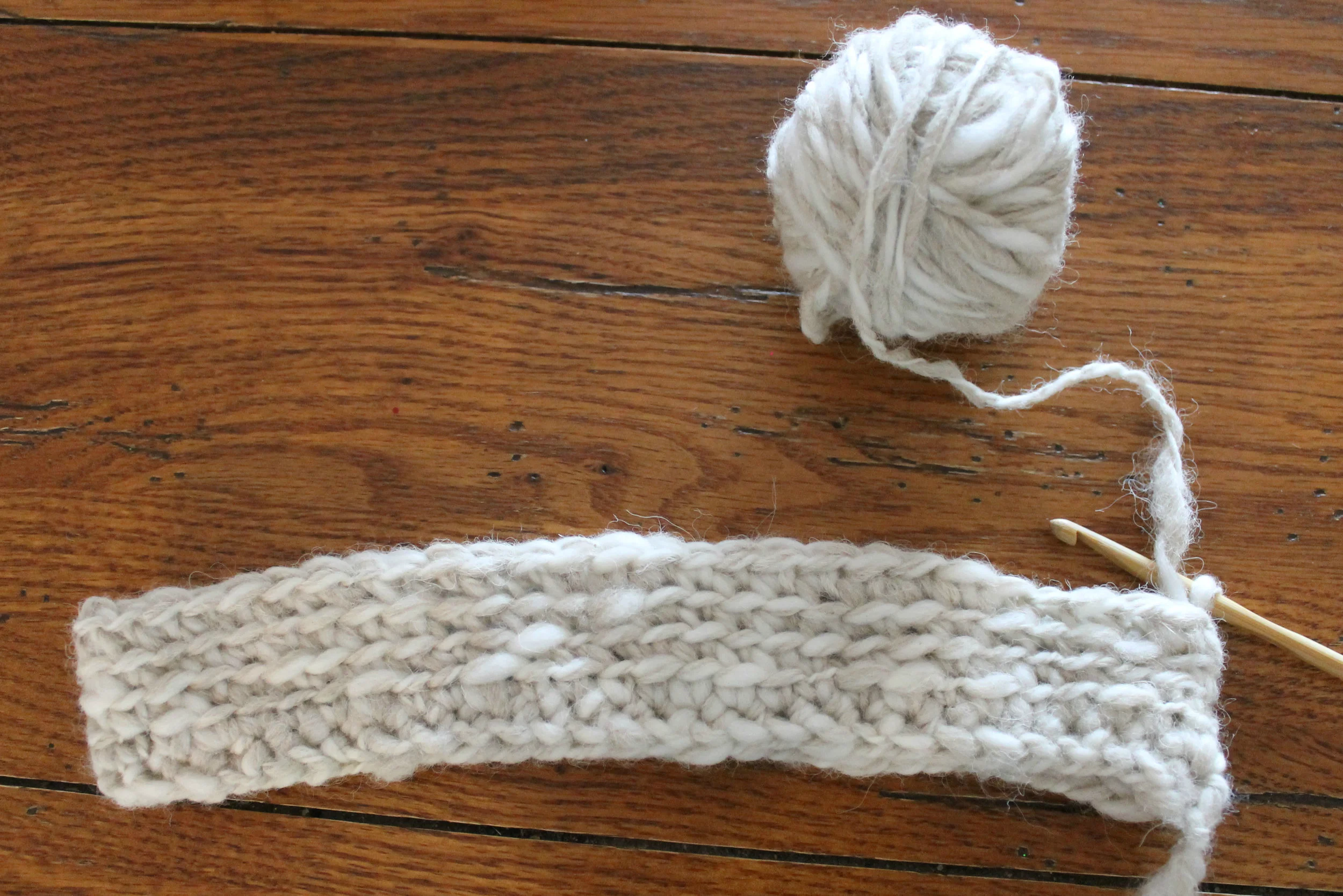 18" Brim after Row 5 is complete