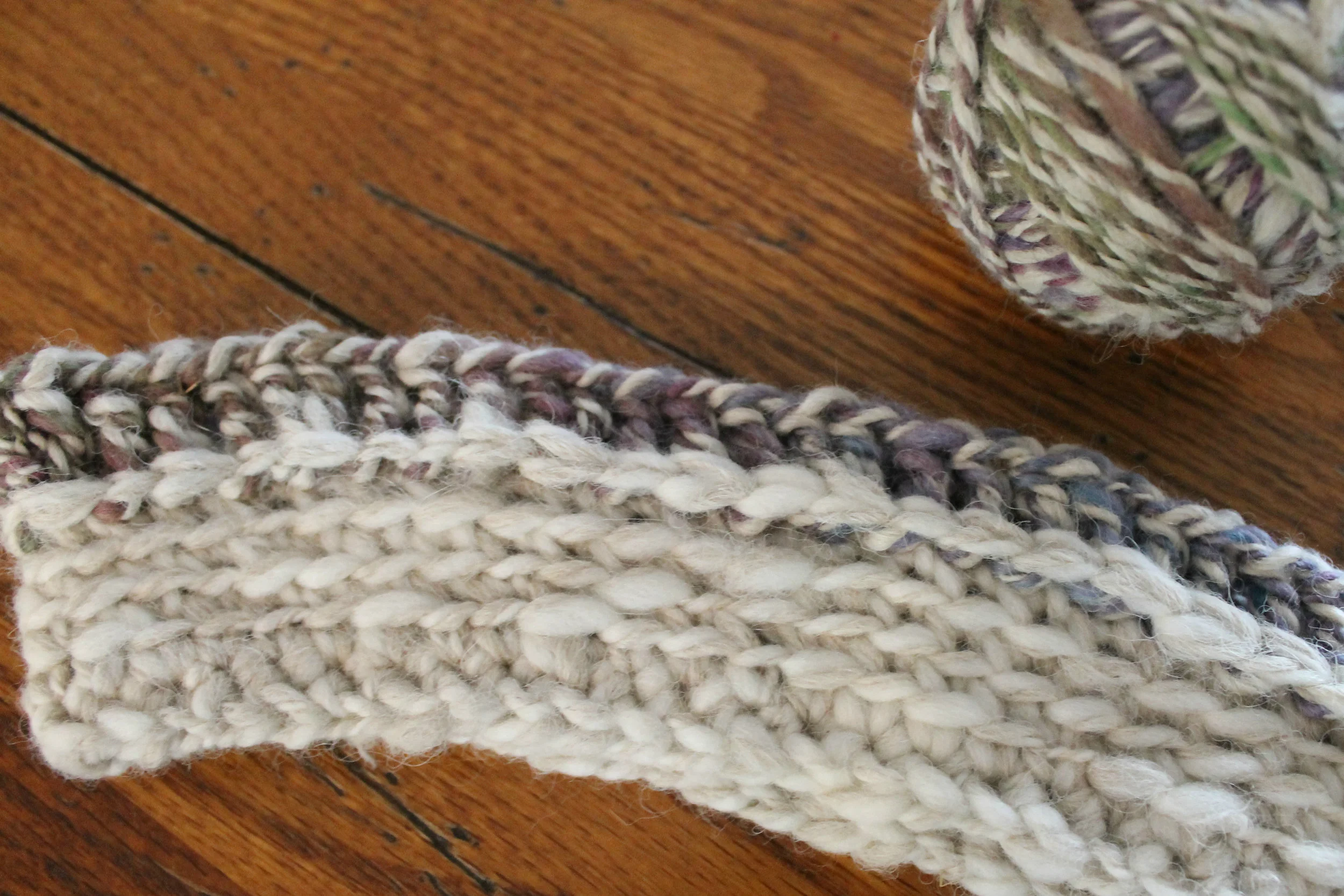18" Brim after Slouch Row 1