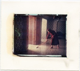 Morocco, Red Lady Sweeping