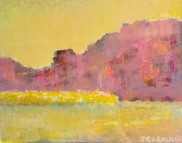 Morning Light Over the Hedges
