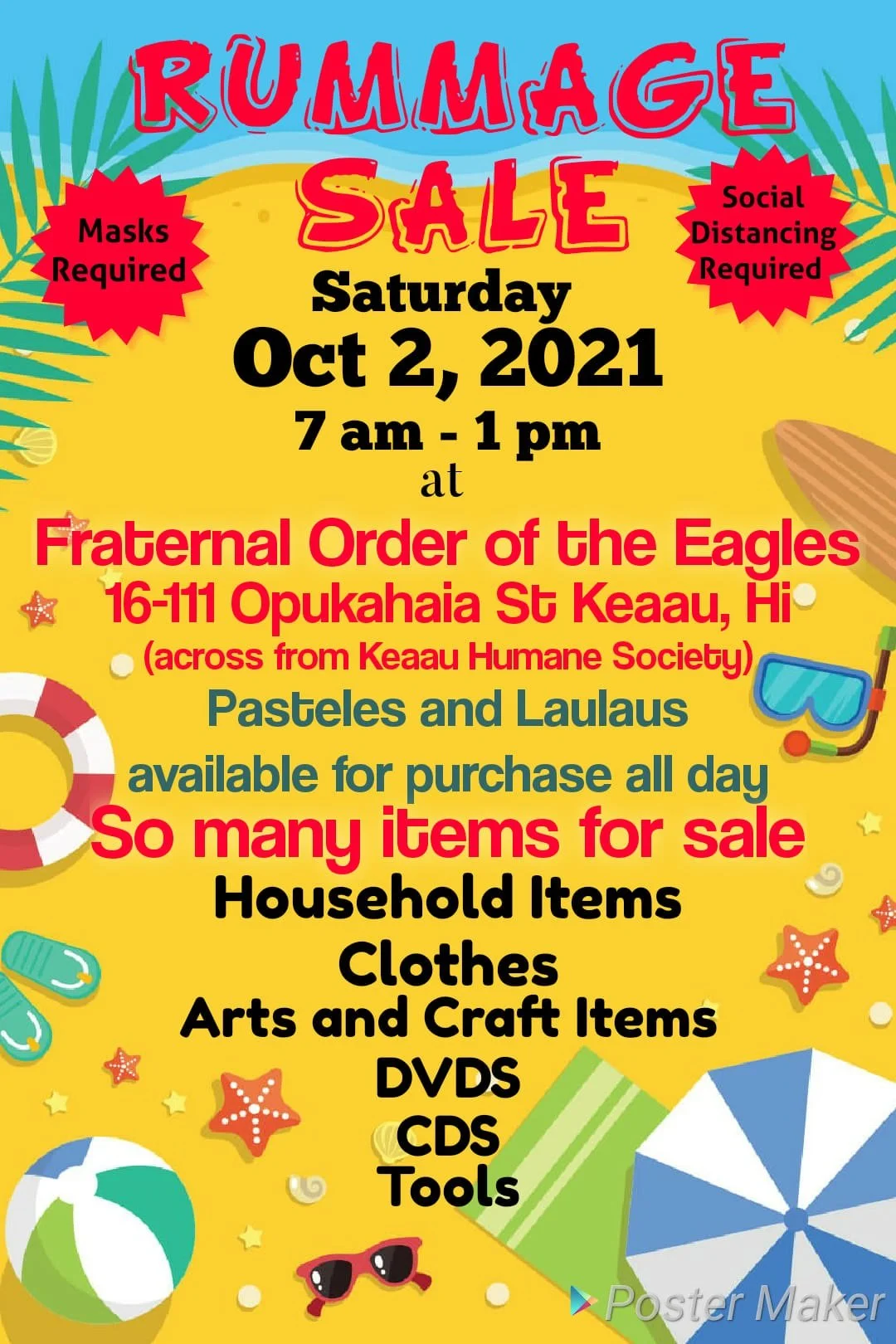 Fundraiser at Eagles