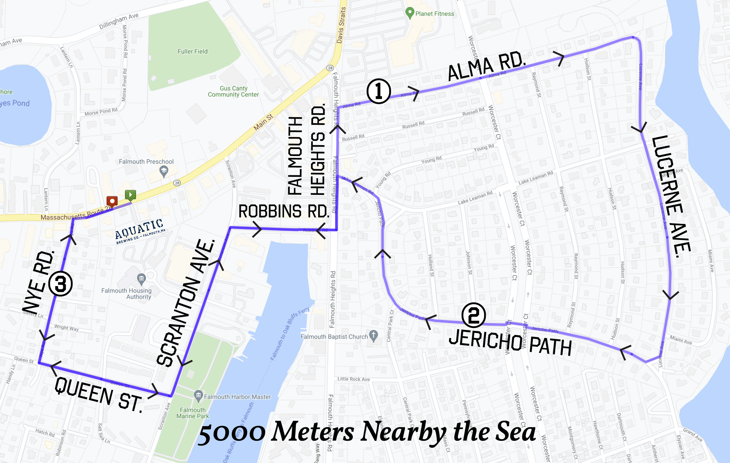 5000 Meters Nearby the Sea