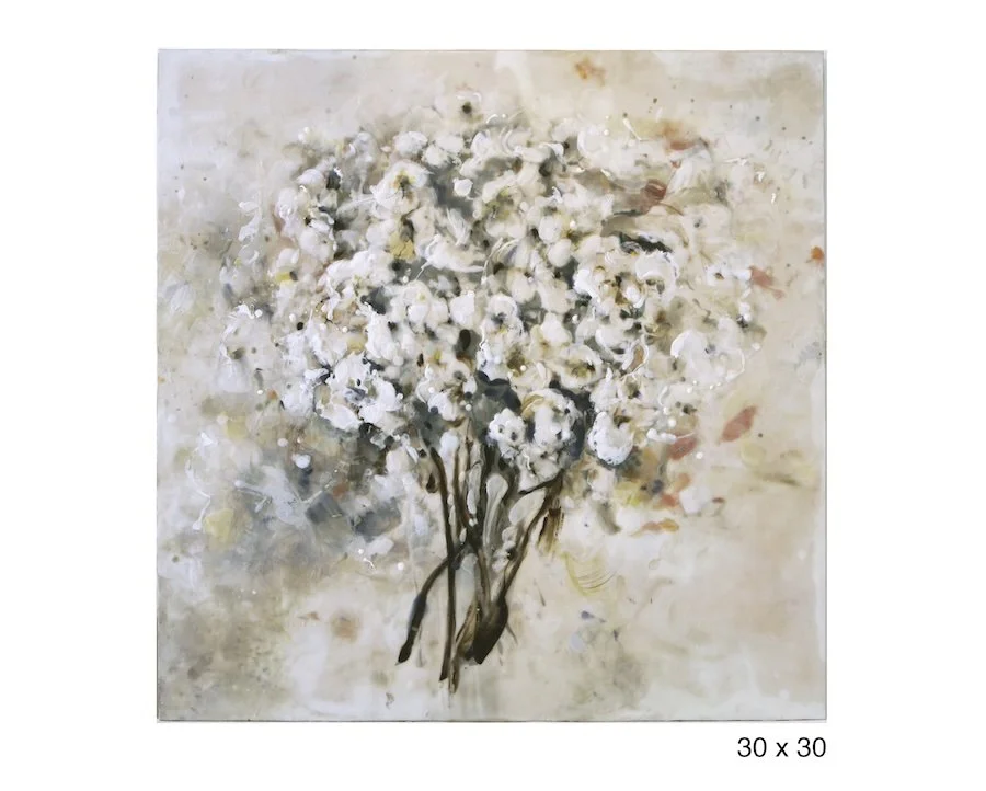 Floral Study, White