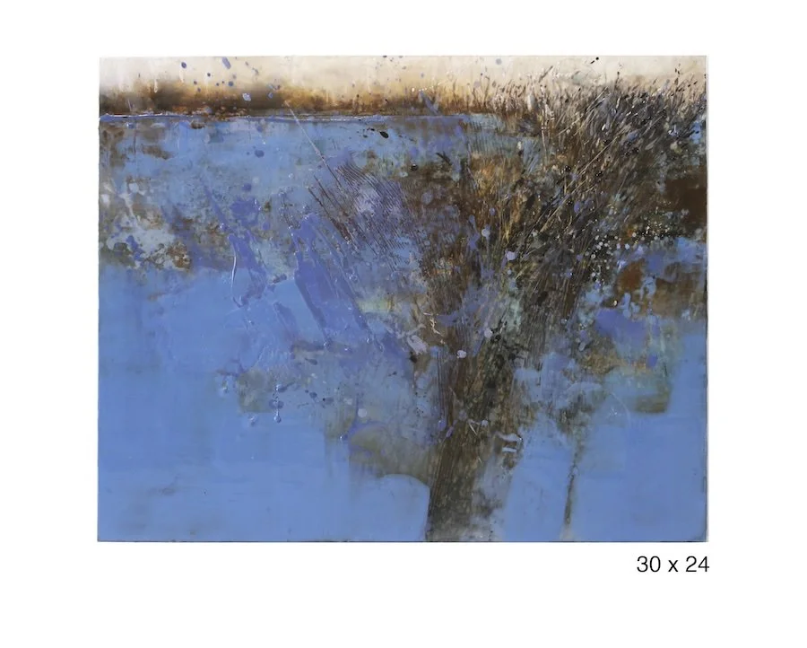 Field, Blue Study