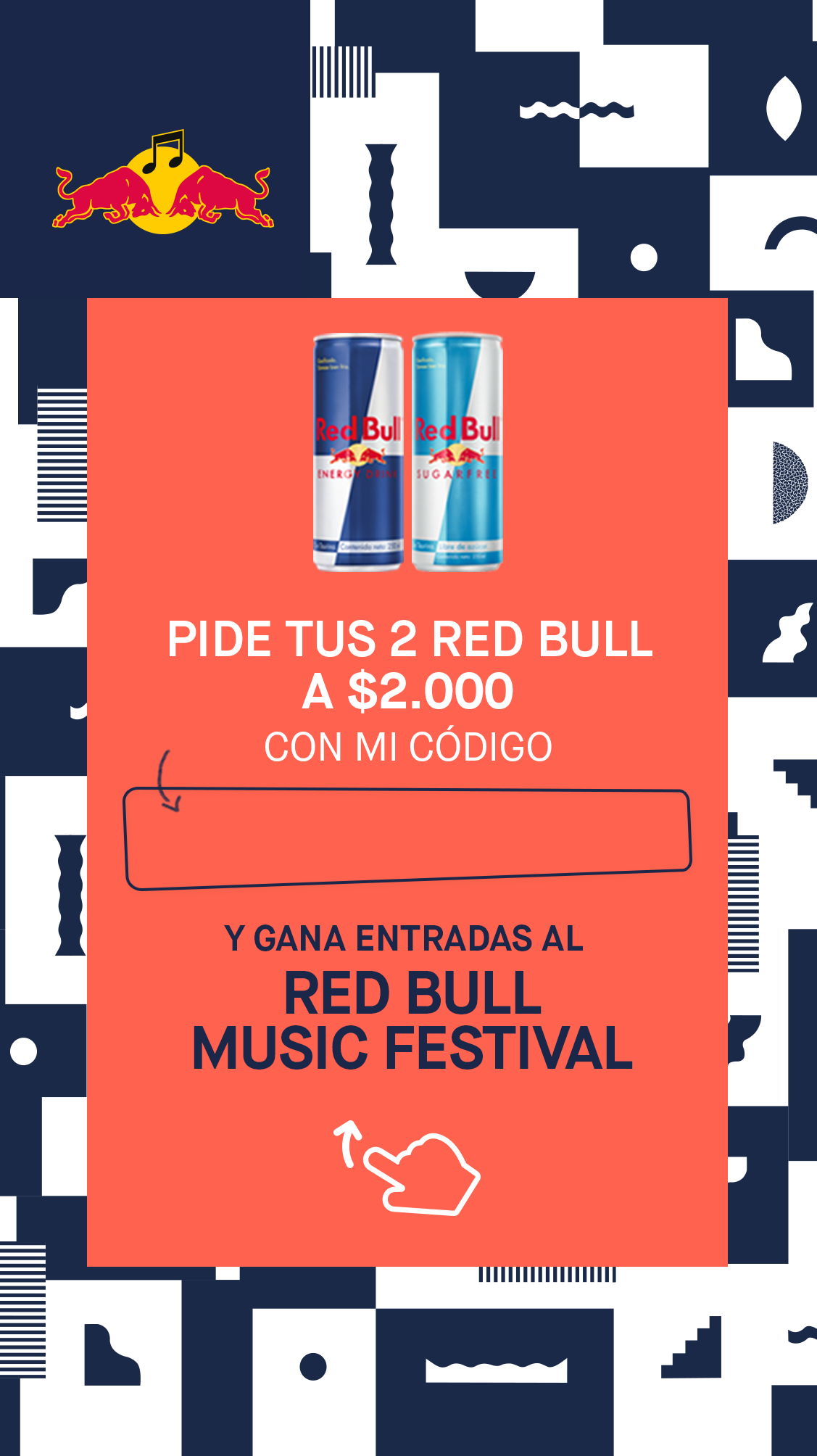 RED BULL MUSIC FESTIVAL Entradas Dobles RR.SS