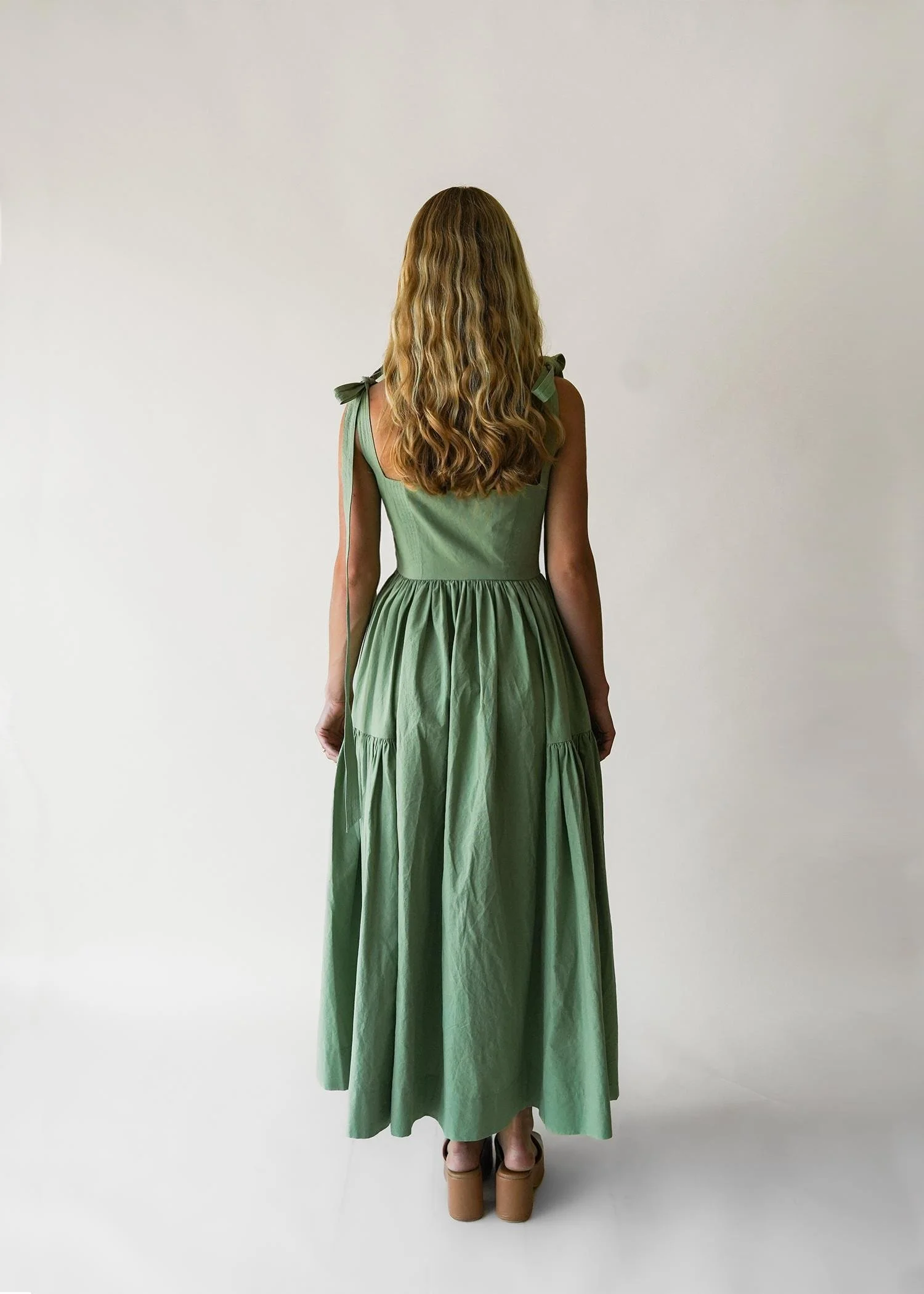 The Cozett Dress in Juniper  Alli Marye