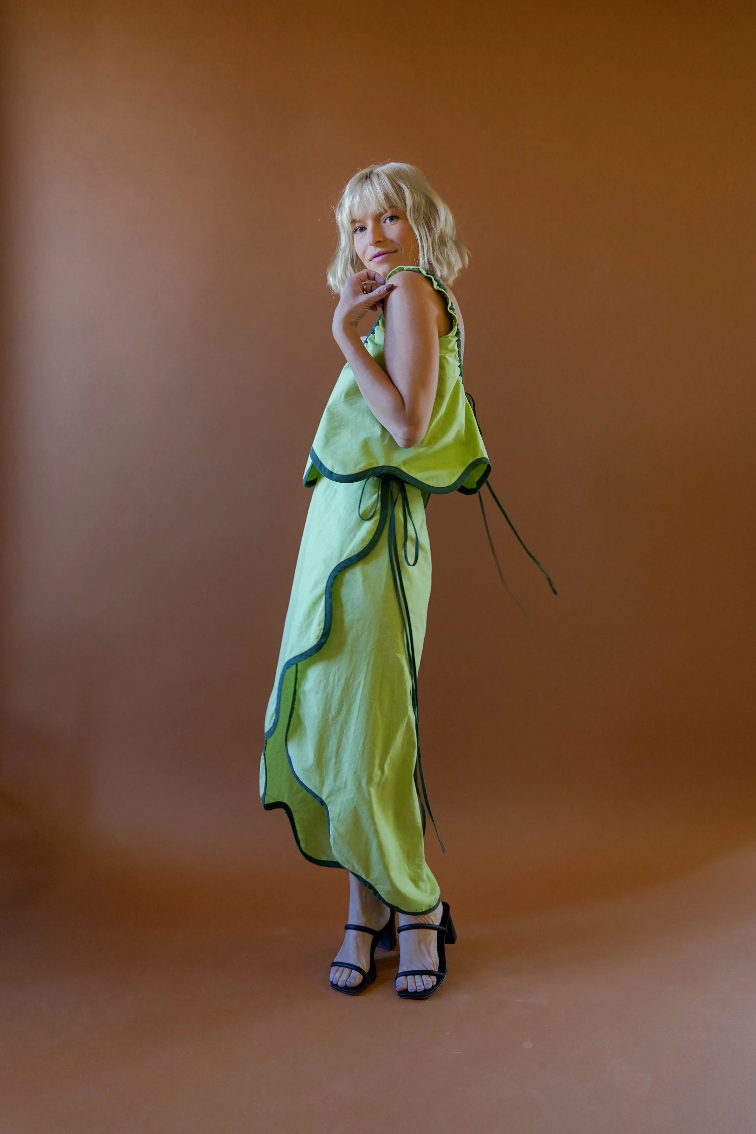 The Millie Two Piece Set in Matcha  Alli Marye