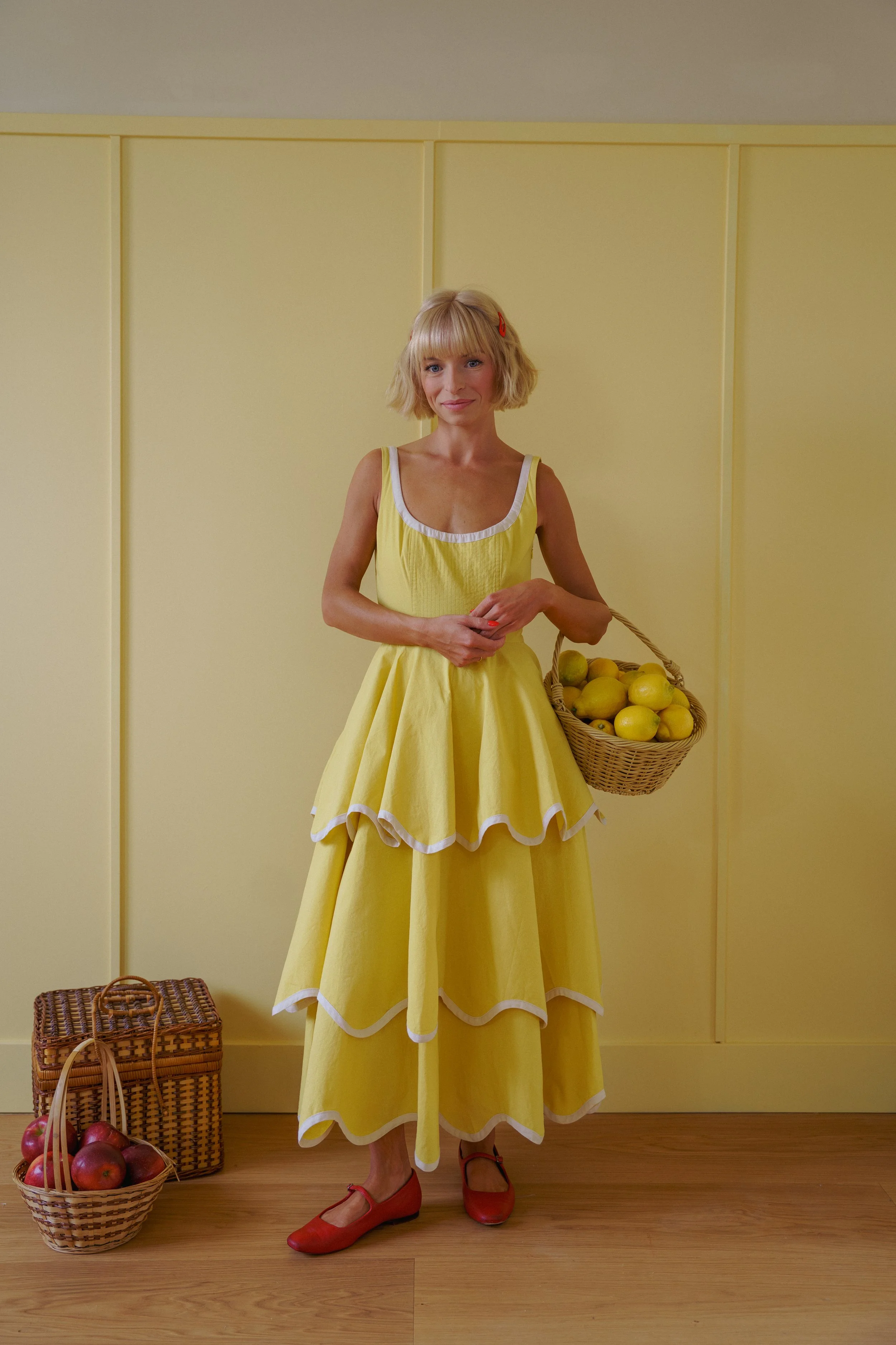 The Millie Dress in Lemonade - PREORDER