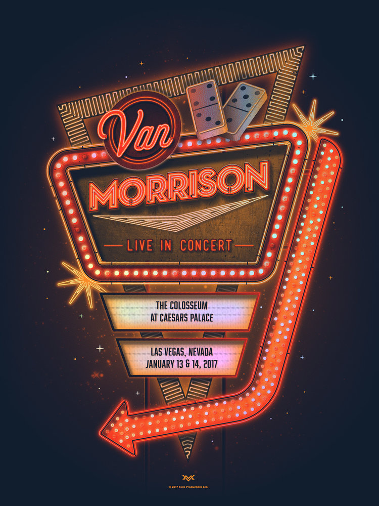 Van Morrison Concert Poster