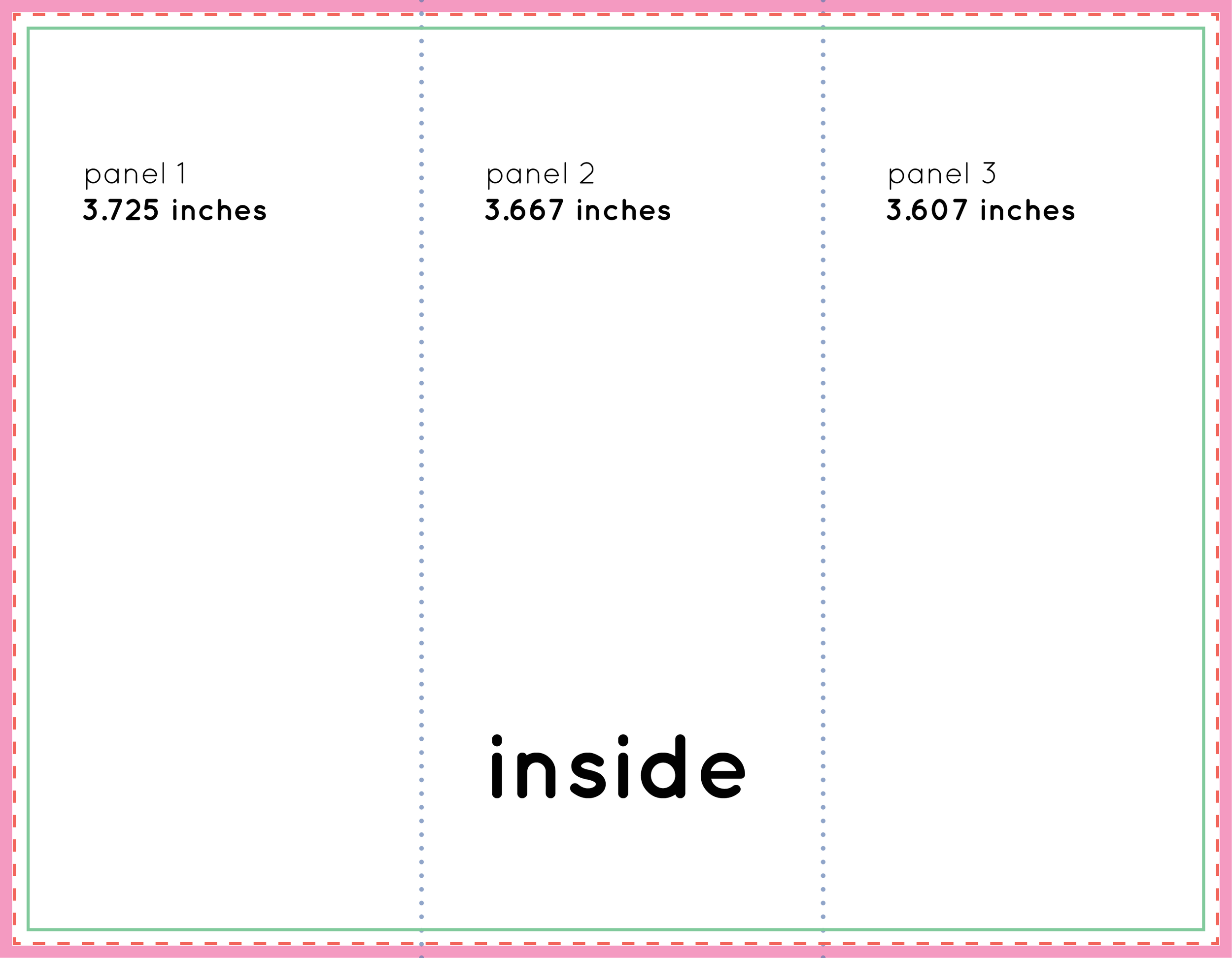 How To Set Up A Tri-Fold Brochure Plus Free Template — Bug Press - Graphic  Design & Printing