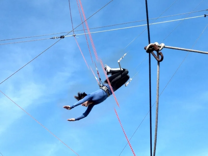 Brave, bad-ass 50 year old me NOT having fun.