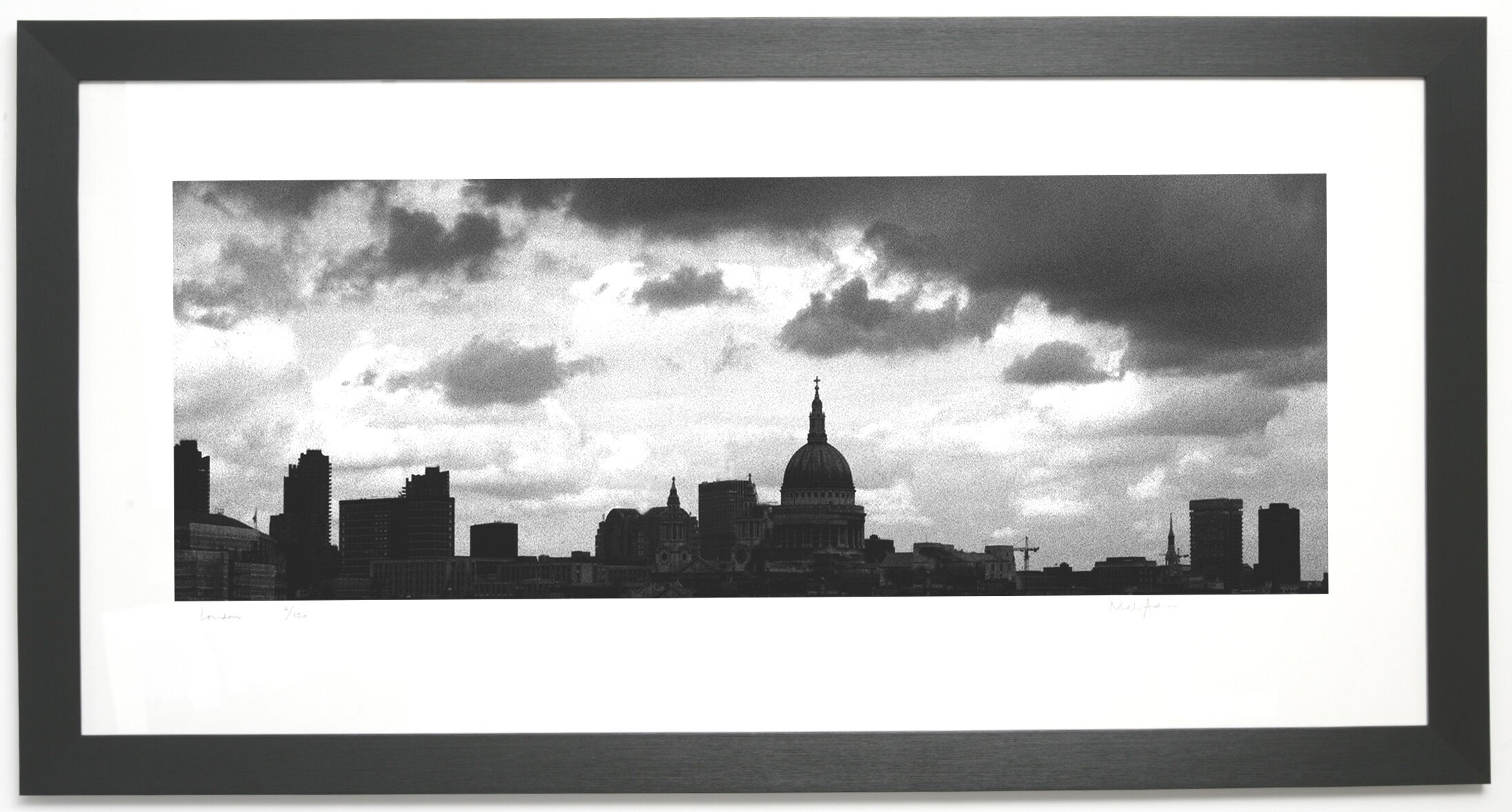 Framed print of London. St. Paul's Cathedral Skyline
