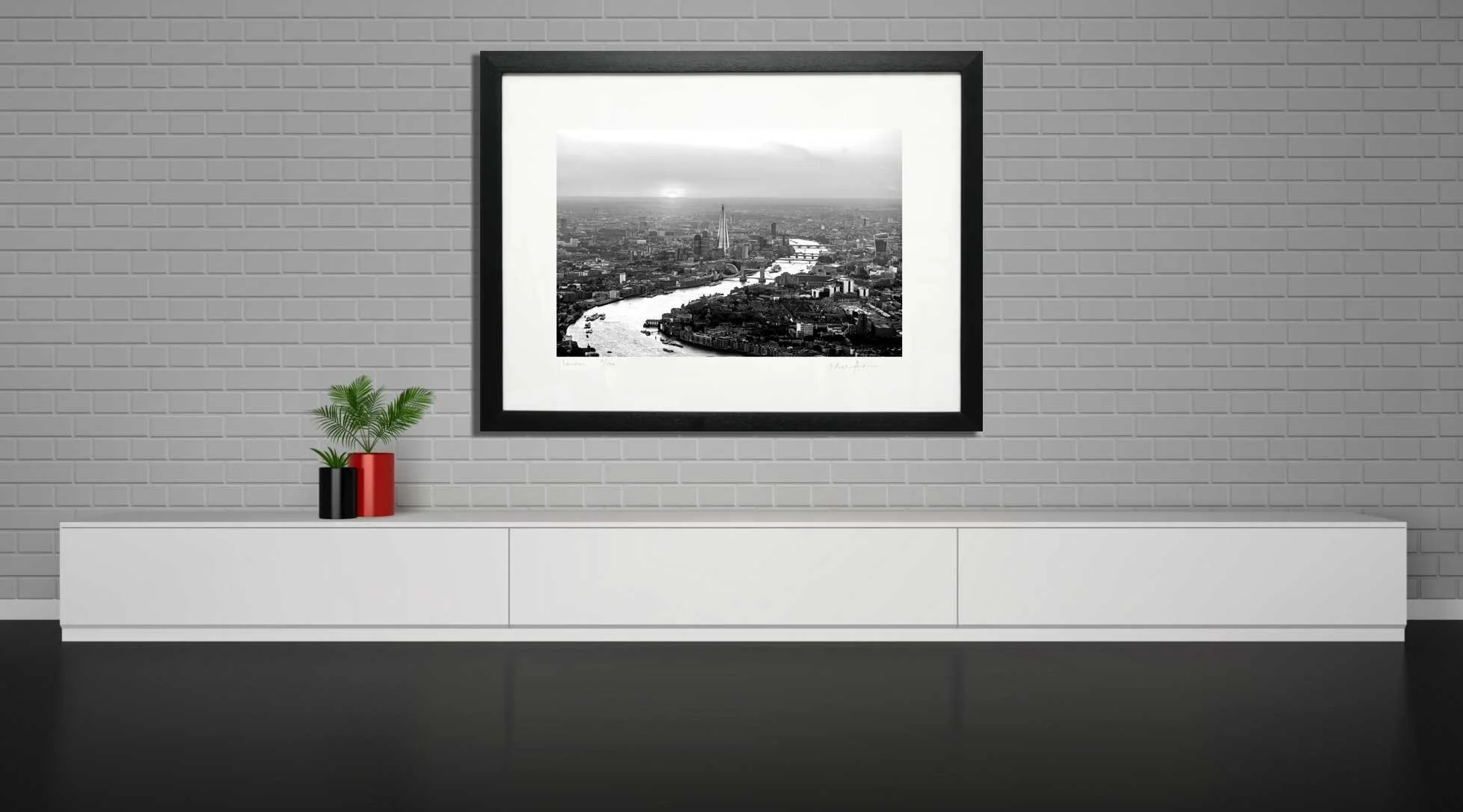 Prints of London for an office