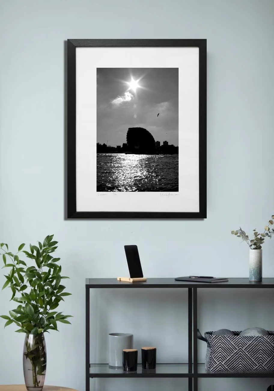 Black and white prints of london
