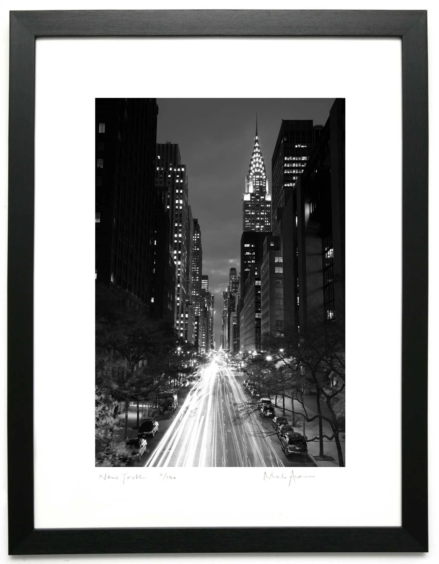 Framed print of New York. 42nd Street, New York
