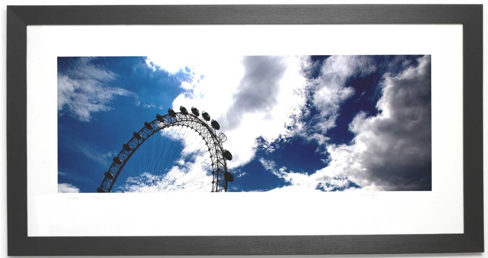 Print of London for an office reception area