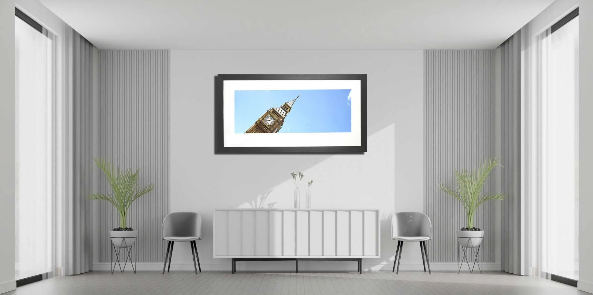 Panonoramic London skyline print